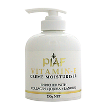 Piaf Vitamin E Creme Moisturiser Pump 250g